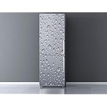 Oedim Vinile Per Frigorifero Texture Grigio Rinfrescante 200 X 70 Cm | Adesivo Resistente | Adesivo Adesivo Decorativo Dal Design Elegante