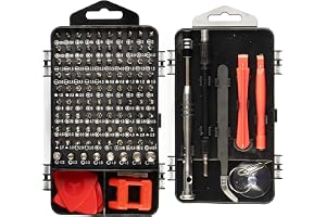 AGARO 115pcs Precision Screwdriver Set, for Smartphone, Mobile, Laptop, Tablet, Game Console and Household Repair