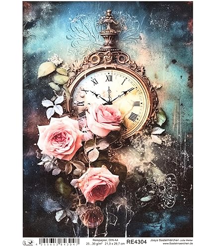 Josys Bastelmärchen Reispapier A4 - Vogel Motive Für Decoupage Und Serviettentechnik