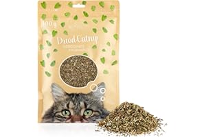 PRETTY KITTY Dried Catnip for Cats: 100g Natural Catnip for Cat Toys, Kitten Toys, Cat Scratching Post and more – Dried Catnip Plant – Dried Cat Nip