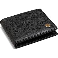 WildHorn® RFID Protected Genuine High Quality Leather Wallet for Men (Black MATT)