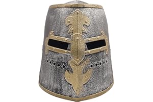 Looyar Children 's Toys medieval Crusader Clothing Helmets and Folded masks for Combat Games Halloween role playing larp