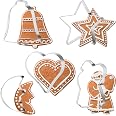 Lot De 5 Emporte-pièces Noël En Inox - Sapin, Bonhomme Pain D'épices, Renne, Lutin, Chaussette - Pour Biscuits, Fondant - 11