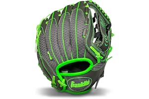 Franklin Sports Youth Teeball Gloves - Shok Sorb Kids Baseball + Teeball Mitt - Boys + Girls Fielders Gloves for Teeball, Baseball + Softball - 10.5" Inch Glove - Multiple Colors