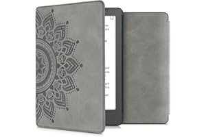 kwmobile Custodia eReader Compatibile con Kobo Aura Edition 2 Cover - eBook Reader Flip Case - Cover eReader Magnetica Pelle PU Sole