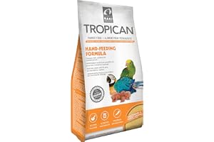 HARI Hagen Tropican: Hand-Feeding Formula B2259 Fågelmat, Brun, 400 g