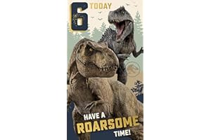 DANILO PROMOTIONS LTD Jurassic World Age 6 Birthday Card