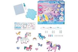 Pati-school Aquabeads - Les Licornes féériques - Kit de Loisirs créatifs - Activité Manuelle Enfants en Toute autonomie - Coffret de Perles Qui collent avec de l'eau - Jouet Enfant 4 Ans et + - 31944