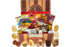Biscuits Gift Set Hamper Bundle Contains 30 Packs of Individually Wrapped Biscuits Multipacks. Lordingtons Gift Hamper Includes a Variety of Loved Treats