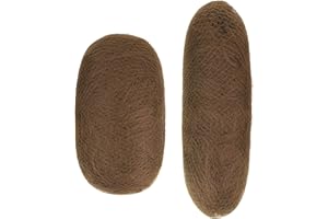 House of Luxx 2 x Volume Hair Pads Padding for Bun Styler Hair Style Updo Hair extensions (Medium Brown)
