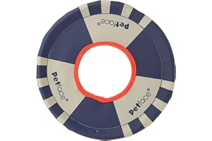 Petface Outdoor Paws Hundespielzeug, Frisbee, Stoff, Blau/Beige