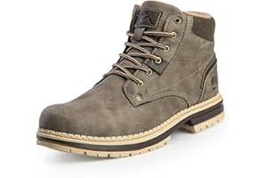 CC-Los Herren Winterschuhe Warm Gefüttert Winterstiefel Herren Leicht rutschfest Schneestiefel Gr. 40-48 EU