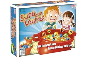 Falomir- Sopa Con letras Soupe avec Lettres. Jeu de Table éducatif pour Encourager la Lecture, 24002