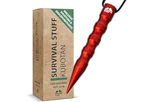 ‎SURVIVAL-STUFF.DE Survival Stuff Kubotan - in 4 Farben erhältlich - zur Selbstverteidigung - Druckverstärker mit Handschlaufe EXTRA STARK für Notsituationen als Notfallhammer, Glasbrecher & Schlüsselanhänger