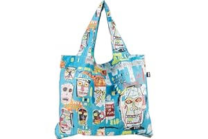 LOQI JB.CR Museum Jean Michel Basquiat Reusable Shopping Bag, Polyester