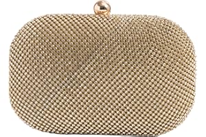 MICHELLE MOON - Pochette Donna Elegante per Matrimoni, Feste ed Eventi | Clutch con catena Tracolla, Ideale come Borsa Elegante Donna Cerimonia con Glitter o Borsa a Mano Donna per Occasioni Speciali