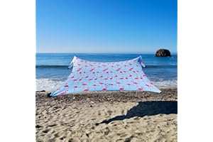 ‎NESO Neso Zelte Gigante Beach Zelt, 2,5 m hoch, 3,3 m (11 ft) x 3,3 m (11 ft), Verstärkte Ecken und Kühlfach(Color)