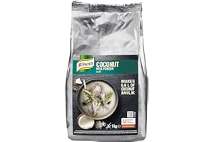 ‎KNORR Knorr Kokosmilch Pulver (Milk Powder aus 20 frischen Kokosnüssen, ergibt 6,6 Liter Kokosmilch) 1er Pack (1 x 1 kg)