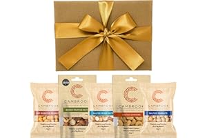 Luxury Nut Gift Hamper | Baked Truffle Nuts, Salted Cashews, Dry Roasted Peanuts, Mixed Nuts | Gourmet Snack Box for Men & Women | Gifts for Him & Her by WALTNEYS