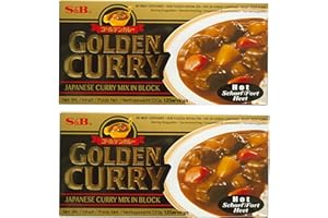 TLT FOODS - Pack S&B Golden Curry - Curry Japones en Pastilla - 220 g (2 uds Curry Picante)