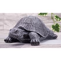 STEINFIGUREN SPICKER Schildkröten-Set – 3 Handbemalte Gartenfiguren Aus Steinguss
