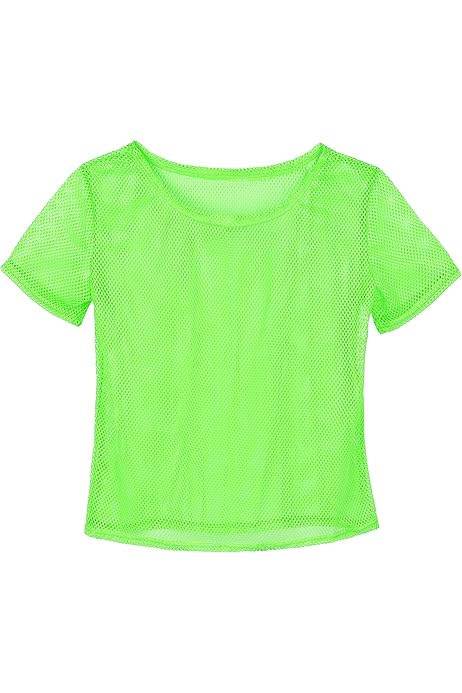 Tee Shirt Resille Noir Femme Rose, T Shirt Fluo Femme Pas Cher