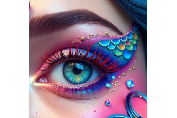Juego de Maquillaje Artístico de Ojos para Niñas – Fashion Art