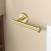 WOMAO Portasciugamani Ad Anello Oro Spazzolato In Acciaio Inox – Da Parete Con Viti, Per Bagno E Cucina - 6
