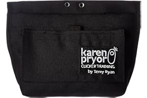 Karen Pryor Clicker Training Terry Ryan Beutel für Leckerlis, Schwarz, 1 Count (Pack of 1)