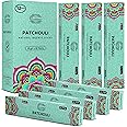 raajsee 15 GMS x 12 Pack Patchouli Incense Sticks,100% Pure Organic Natural Hand Rolled Free from Chemicals - Perfect for Aromatherapy,Meditation