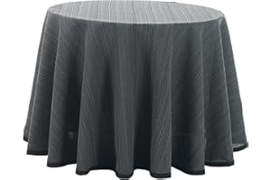 Martina Home Table Skirt Model Ribera Model Redonda de 80 Black
