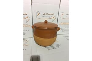 LE TERRECOTTE DI CASSIANO FABIO pentolone 10 lt in Terracotta Fatta a Mano