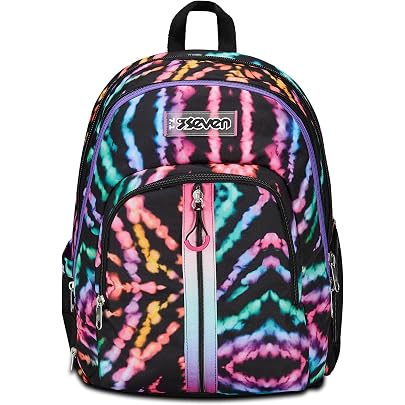 Seven Portapenne Scuola Round Plus, Blu, Freethink Boy, Bustina Ovale Con Tasca Interna ed Elastici Porta Penne, Accessori Zaino, Elementari, Medie, Superiori, Bambino Ragazzo