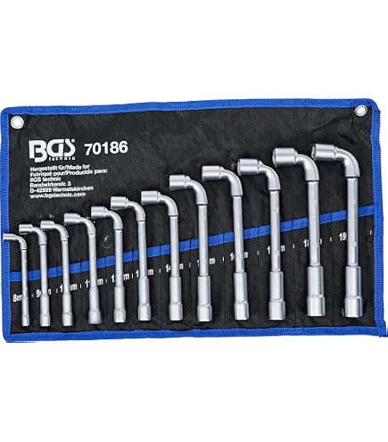 Clé à Pipe Débouchée FACOM 6 Pans 6 Mm X 34 - Outil Professionnel Pour Serrage Puissant, Tête Courte Et Longue, Qualité Forgée - 8