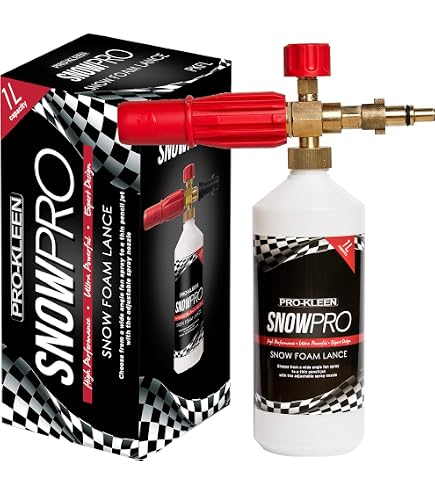 thumbnail image 2 of DETAIL GEAR Big Gob Pro Clear Snow Foam Lance – 1L Bottle, Fits Kärcher & Nilfisk (Adapter Included) 2 of 6