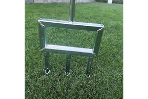 SattesGrün Gartengabel Aerifizierer Rasenbelüfter Aerifiziergabel Vertikutierer Rasen sanden pflegen