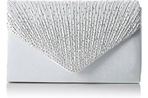 SwankySwans Abby Diamante Envelope Style Bag, Sac