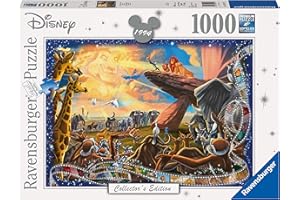 Ravensburger Disney Collector’s Edition Lion King 1000 Piece Jigsaw Puzzle for Adults and Kids Age 12 and Up