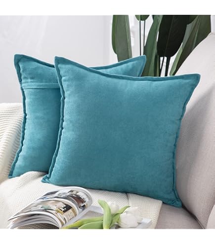 Fodere Cuscino Oxford In Velluto - Verde/Camel 50x50 Cm - Foto 5