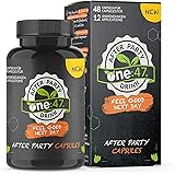 one:47® After Party Drink | 48 Kapseln | mit Elektrolyten und Vitaminen | Kapseln rein, munter sein | Extra Boost für deinen 
