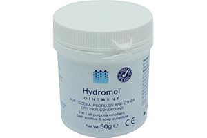 Hydromol Ointment 50g for The Management of Dermatitis, Eczema, Psoriasis and Other Dry Skin Conditions, (Pack Of 1)