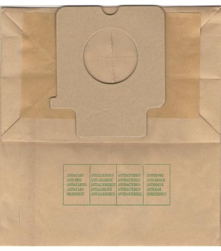 Bolsas De Polvo Para Aspiradora Panasonic BAG261 - Paquete De 5 Unidades, Compatibles Con Series MC-E, C-20E, V11, V34, Etc.