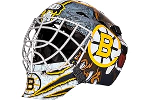 Franklin Sports Team Licensed NHL Hockey Goalie Face Mask - Goalie Mask for Kids Street Hockey - Youth NHL Team Street Hockey Masks