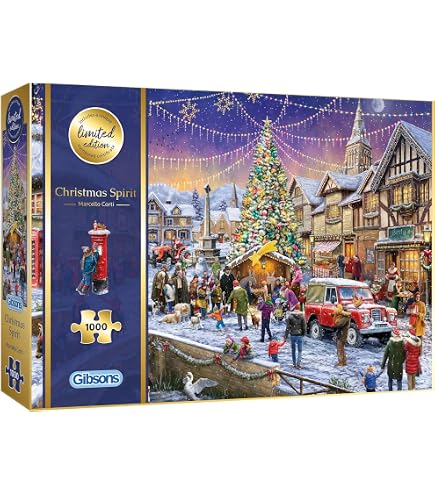 MasterPieces 1000 Teile Weihnachtspuzzle – Frieden Auf Erden – Perfekt Für Puzzle-Fans