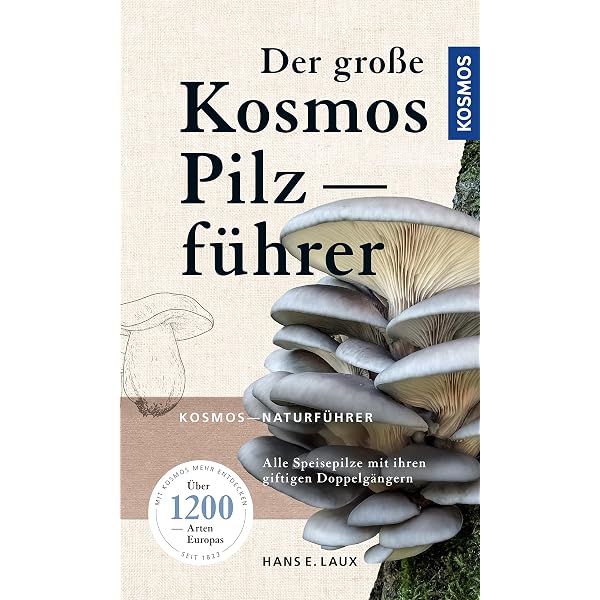 KOSMOS Handbuch Pilze – Über 1500 Arten, 2500 Zeichnungen, Moderner Bestimmungsschlüssel
