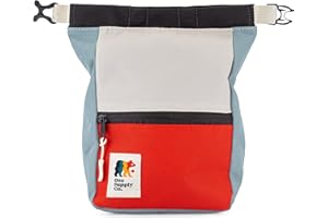 Oso Supply Co - Crux Bouldering Chalk Bucket, Large Size Chalk Bag for Rock Climbing, Chalk Pot with Magnetic Closure, Zippered Pockets and Mesh Pouch for Climbers, Weightlifting, Gymnastics