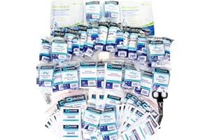 WHITE HINGE Premium 210pc First Aid Kit Refill Large BSI UK Approved