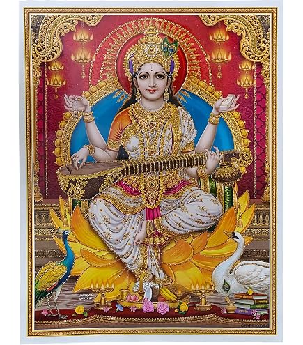 Poster Con Stampa Artistica Su Tela Lord Ganesh, Decorazione