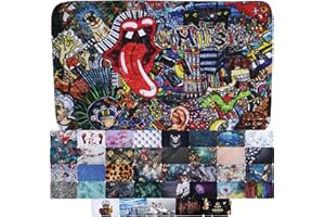 ‎SANILO Sanilo Bath Mat, Many Beautiful Bath Mats to Choose From, Bath Mat, Very Soft and Non-Slip, Washable and Quick-Drying (Graffiti, 70 x 110 cm)