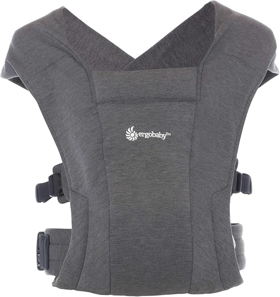 Ergobaby Embrace Baby Carrier for Newborns from Birth with Head Support, Extra Soft and Ergonomic, Heather Grey - 1